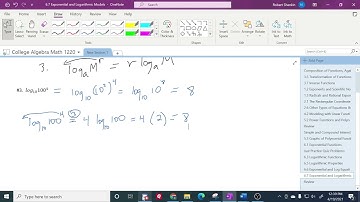 College Algebra Chapter 6 Section 7 Exponential and Logarithmic Models