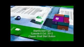 Installing and Using Classic Shell Start Button and Menu With Windows 8 Episode 6 Net Worth