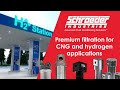 Premium filtration solutions for cng  hydrogen applications