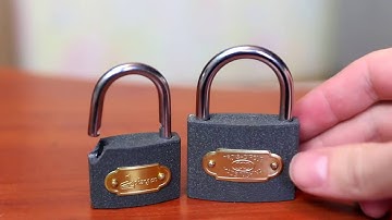 how to open a padlock with two simple wrenches