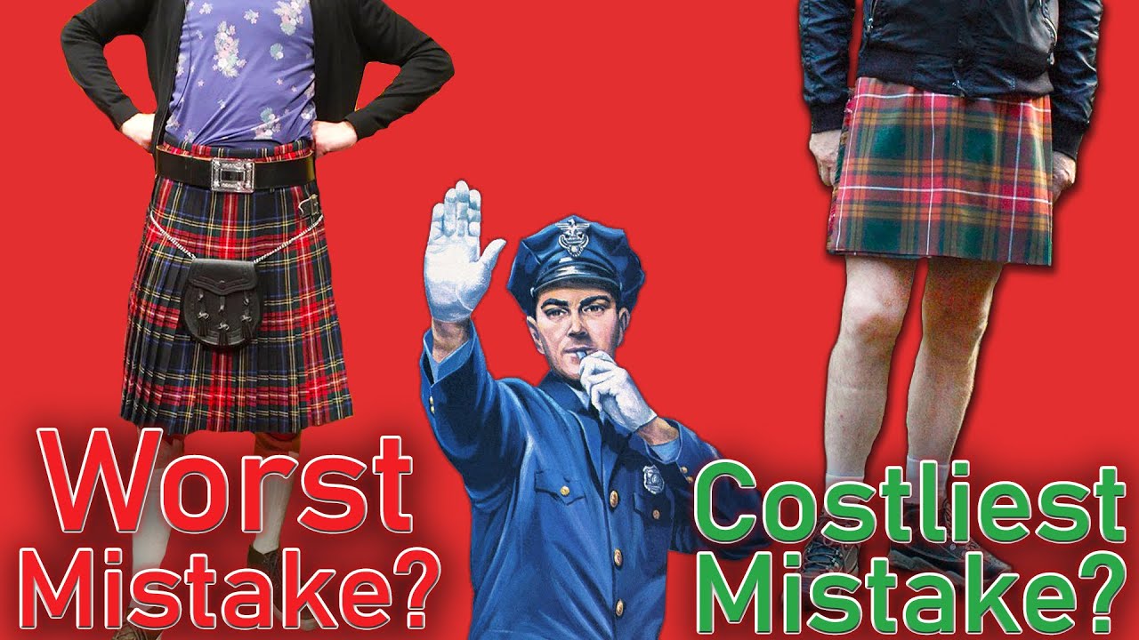 WORST Newbie Mistakes Getting Your First Kilt? Be careful when you buy a kilt!