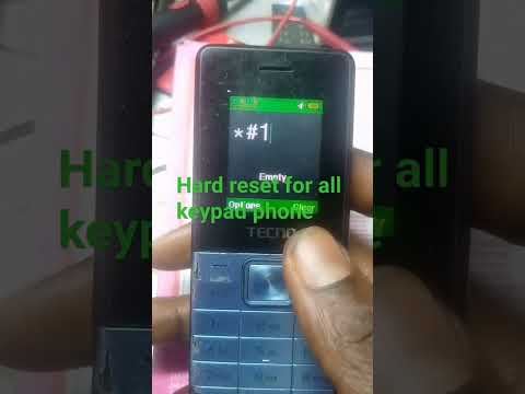 Hard reset for all keypad phones