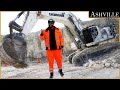 I TRY to Operate a GIANT £1.5m Liebherr Excavator in a Quarry!