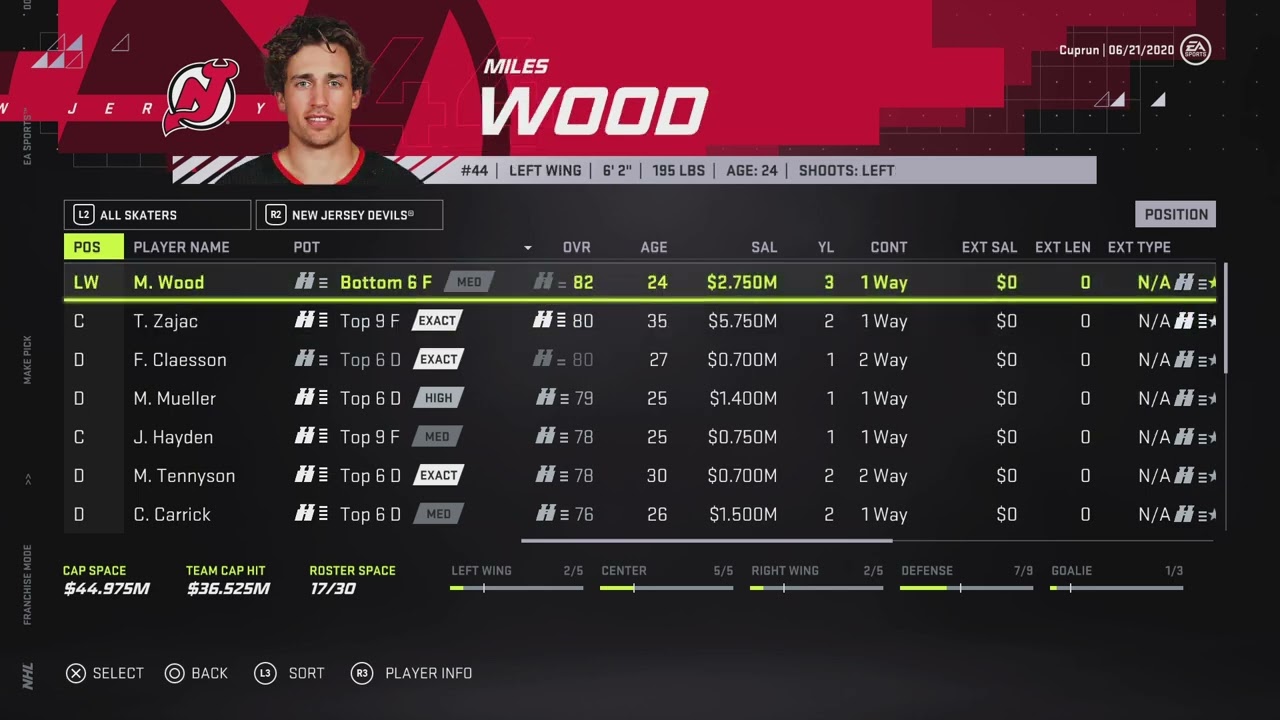 NHL 21 Franchise MODE ep.1 fantasy draft