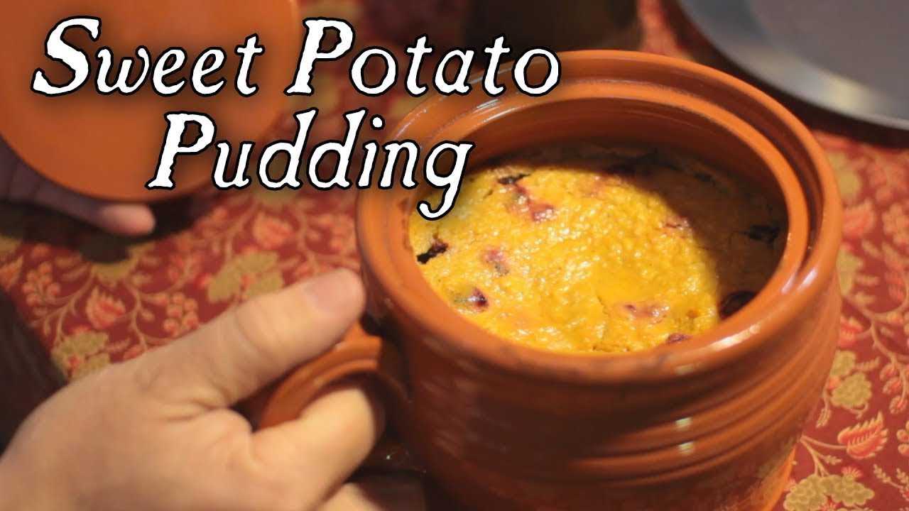Sweet Potato Pudding - 18th century Cooking with Jas Townsend and Son S5E11