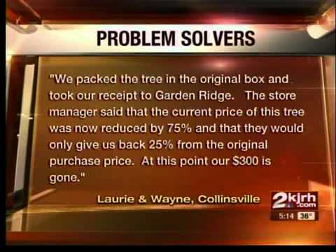 Viewer Unhappy With Garden Ridge Return Policy Youtube