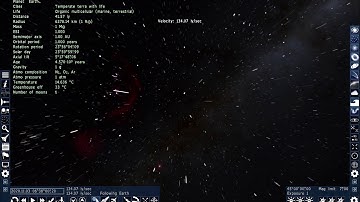 Zooming out from earth - space engine