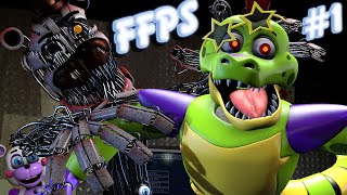 [FNAF SFM] Монтгомери против Молтен Фредди во FNAF 6 (1 ночь)