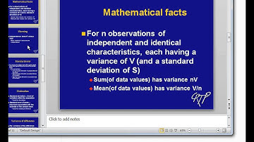 1-way ANOVA: standard deviations and standard errors