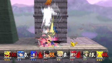 Super Smash Bros Wii U All 3rd Party + Main CPU Battle