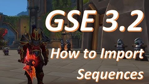 How to Import Sequences into GSE 3.2 - Updated Video Here https://youtu.be/My2Bmyhs20g