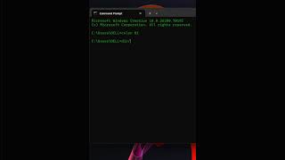 Windows cmd Cool Trick Look like #coding #programming #codingbat #programming #programminglanguage