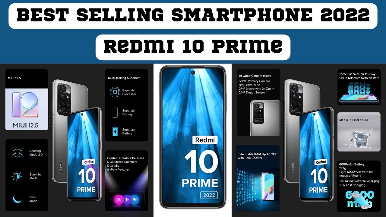 Redmi 10 Prime 2022 // Best Selling Smartphone 2022
