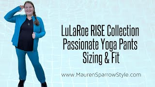 LuLaRoe Passionate Sizing Fit feel review of these all-new yoga pants especially for plus-size