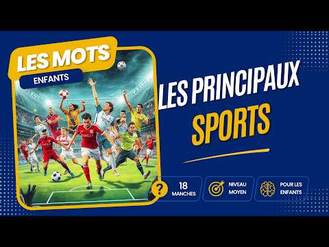 Les mots — 📝 Devine le mot ! Sports · 18 manches (moyen)