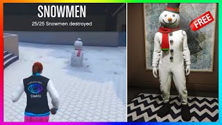 Snowmen collectibles event leaked ahead of launch in GTA Online