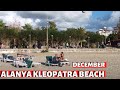 alanya kleopatra beac & teleferik december walking tour ! saray district ! alanya antalya turkey