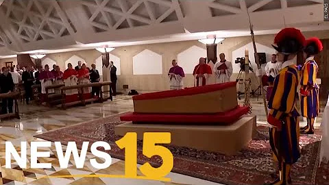 Catholic faithful pay their final respects to Pope Francis in St. Peter's Basilica
