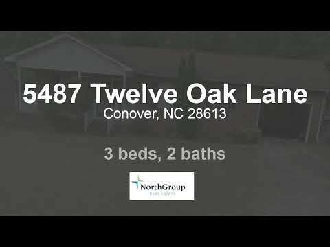 5487 Twelve Oak Lane, Conover, NC home video tour