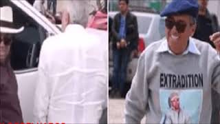 Acusan a AMLO de #NarcoPresidente por ir a cumpleaños de Ovidio y saludar a la Madre del Chapo