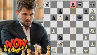 картинка: Такого МАТА ты ещё не видел! Дин ЛИЖЭНЬ жертвует ладью и двух слонов! Магнус КАРЛСЕН в шоке!
