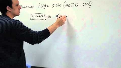 Engineering Mathematics - Calculus Lesson 6 Differentiation Using Trigonometric Functions Part 2