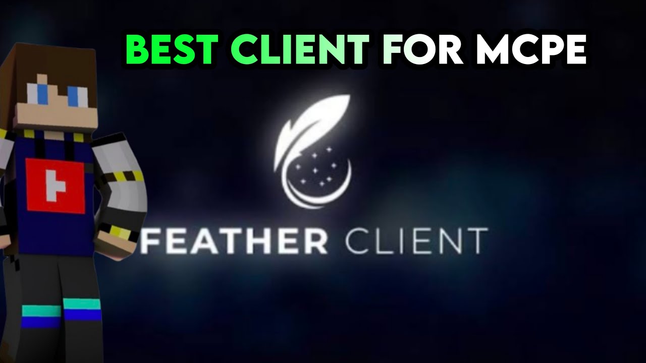 Feather client for MCPE 1.20+ - YouTube