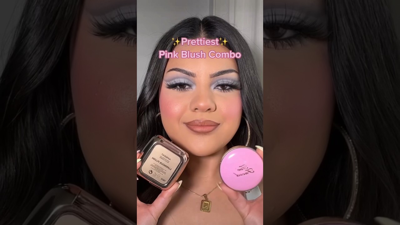 Pink Blush for medium skin makeuptutorial pinkblush brownskinmakeup