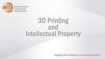 3D Printing and Intellectual Property