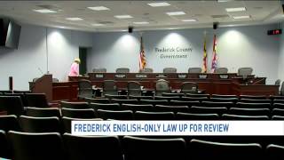 Frederick County officials to review English-only law