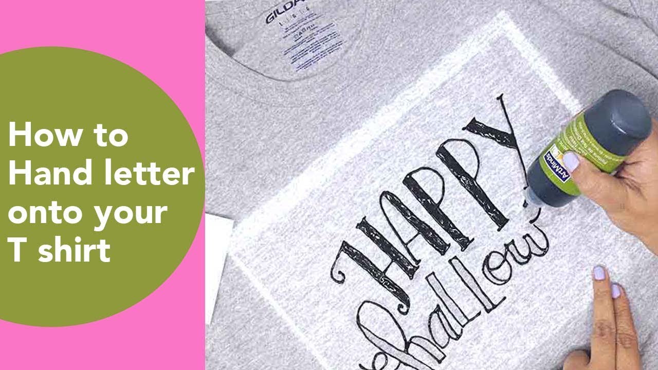 How To Use Fabric Paint On Clothes YouTube