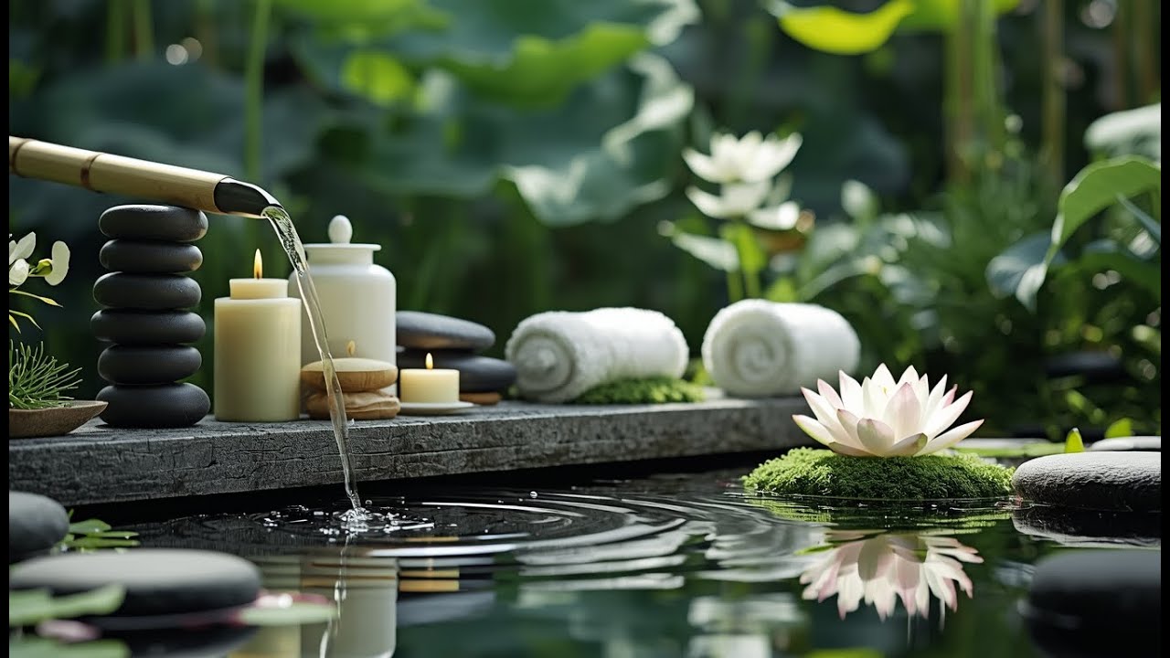 Relaxation Music & Water Sounds 🍃 Deep Sleep, Stress Relief, Meditation Music