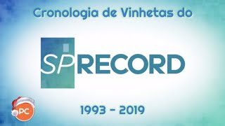 Cronologia de Vinhetas do SP. Record (1993 - 2019)