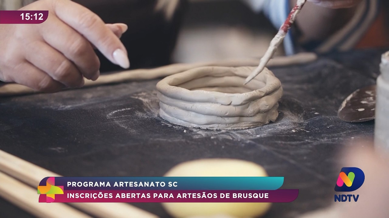 O Programa Artesanato SC está com inscrições abertas para artesãos de Brusque