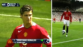 Cristiano Ronaldos Impact Won The Game Vs Aston Villa In 05-06