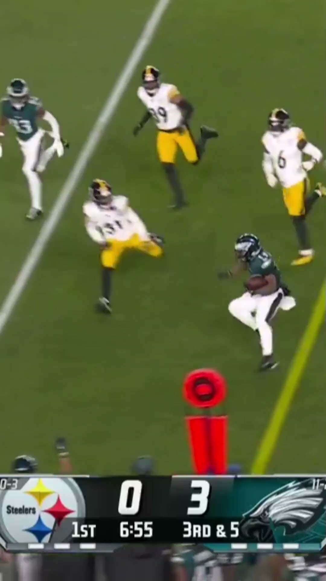 NASTY SPIN MOVE from Kenny Gainwell for 10-yards and a first down ?? Eagles vs Steelers Highlights