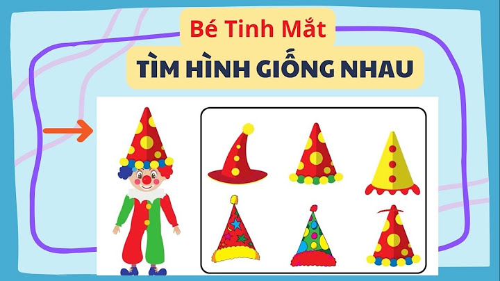 Bài tập tìm hình giống nhau cho trẻ mẫu giáo năm 2024