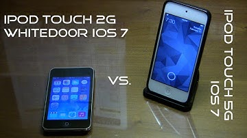 iPod Touch 2g Whited00r iOS 7 vs. iPod Touch 5g iOS 7 (Speed Test)