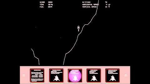 Lunar Lander - Arcade Game (1979) - Atari