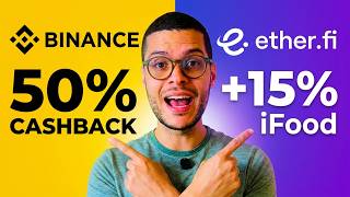 50% DE CASHBACK?! Como Ganhar Dinheiro com o Cartao Binance e Ether fi (Junho 2026)