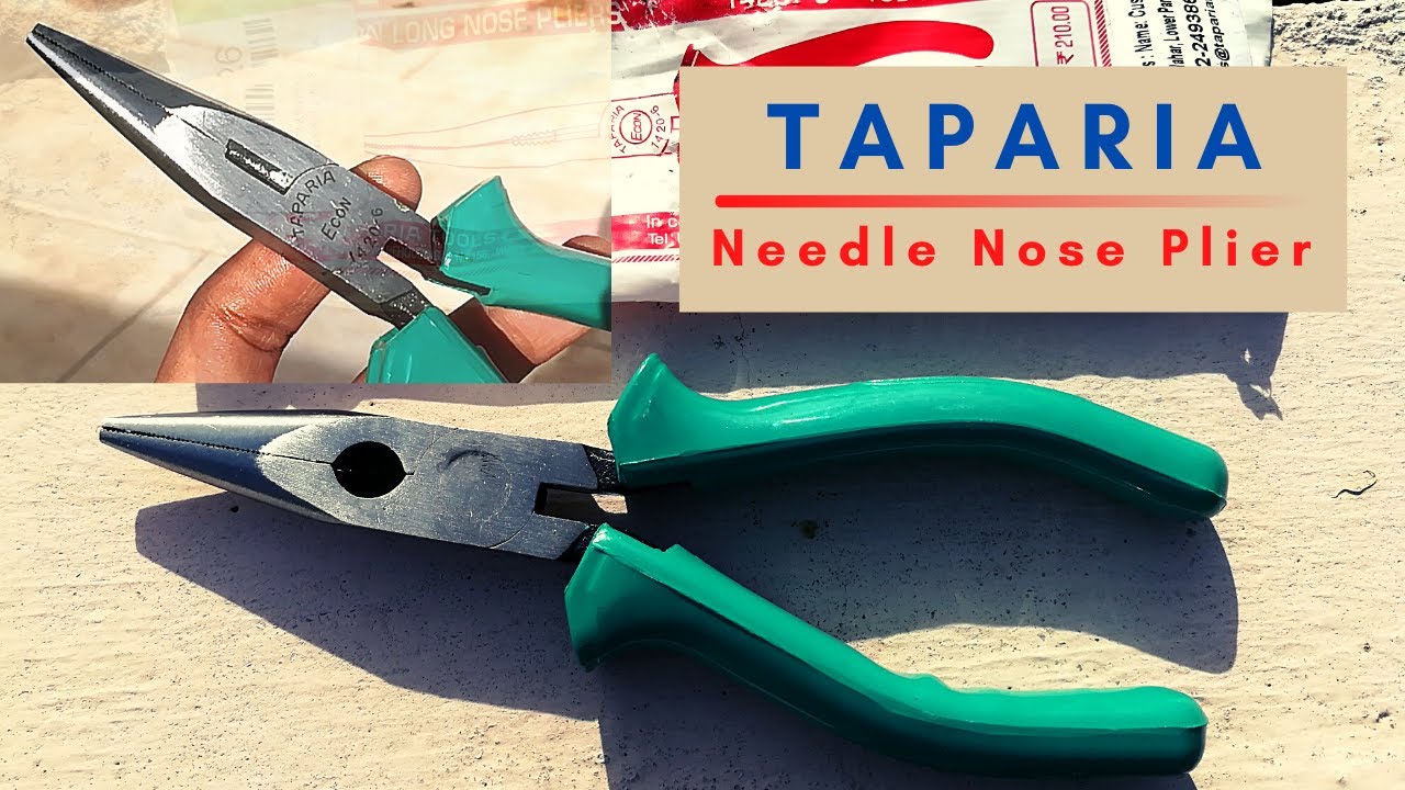 Taparia 14206 Needle Nose Plier YouTube
