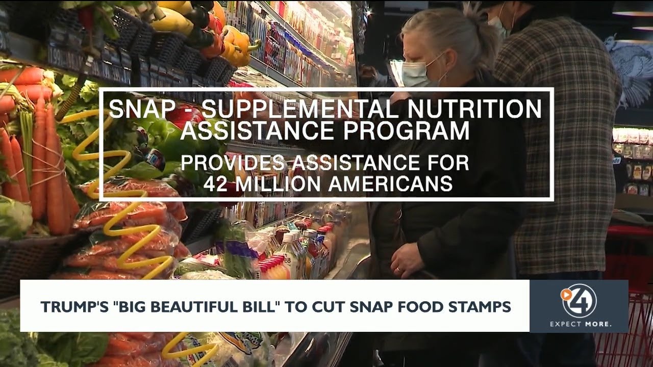 Trump's 'Big Beautiful Bill' to cut SNAP food stamps - YouTube