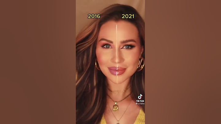Evolución del maquillaje 2016 vs 2021