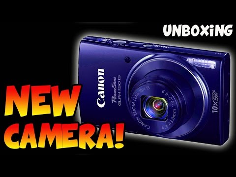 NEW CAMERA! (Canon PowerShot ELPH 150 IS Digital Camera Unboxing and Test)