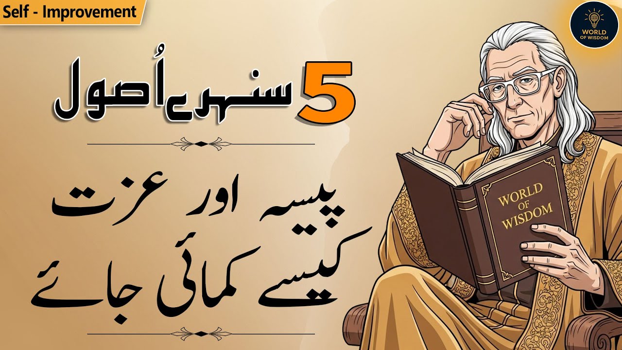 How to Earn Money and Respect in Life? 5 Golden Principles | Self Improvement | World of Wisdom