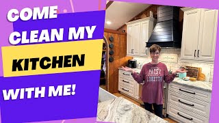 Come Clean With Me! Deep Cleaning My Kitchen Motivation To Get Started  @ourforeverfarm