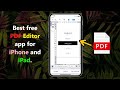 Best free PDF Editor app for iPhone and iPad.