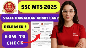 ssc mts admit card 2025 | ssc mts hall ticket 2025
