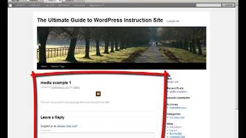WordPress Tutorial - Media : How To Insert/Add Media