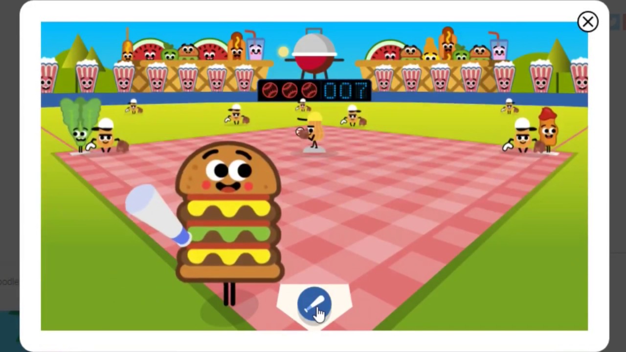 google baseball game online